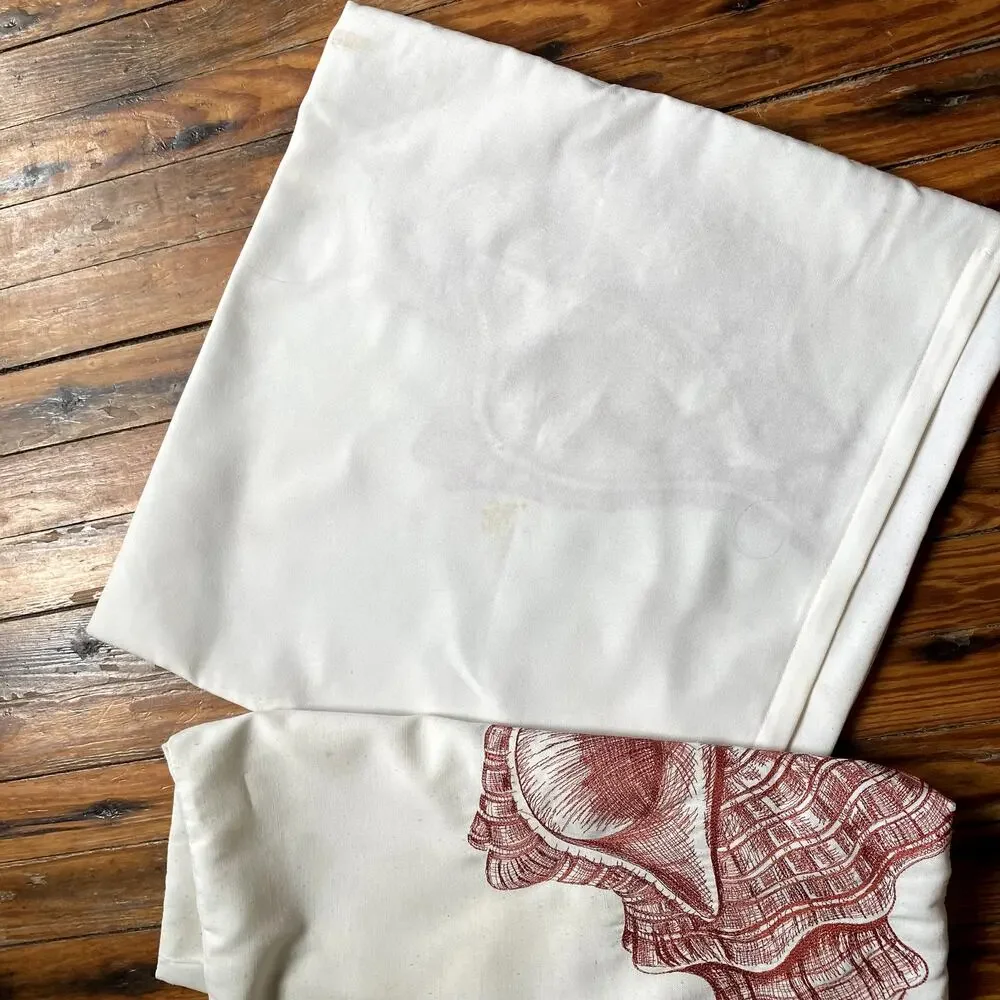 2 Tommy Bahama Home Embroidered 20 Sq Pillow Covers